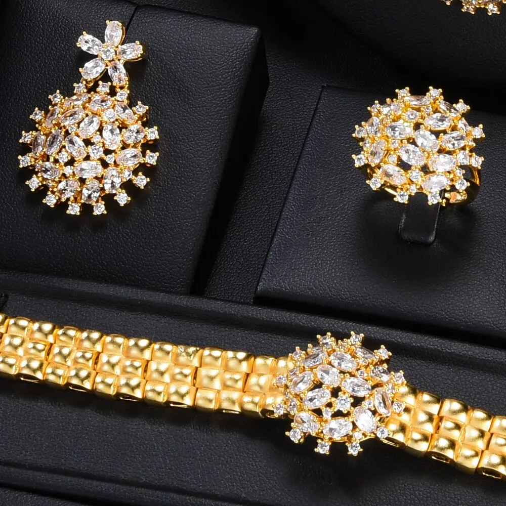 4PCS Jewelry Set