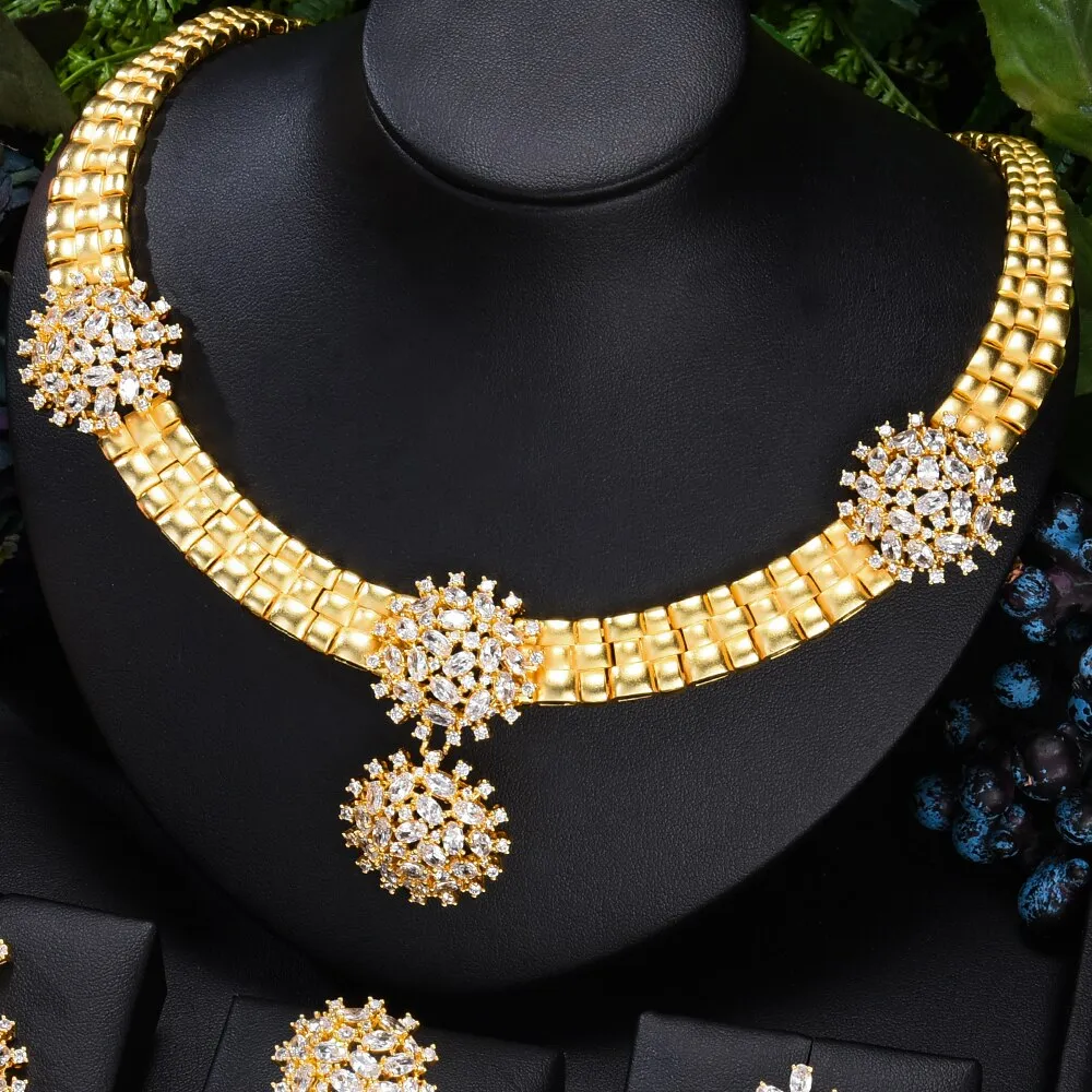 4PCS Jewelry Set