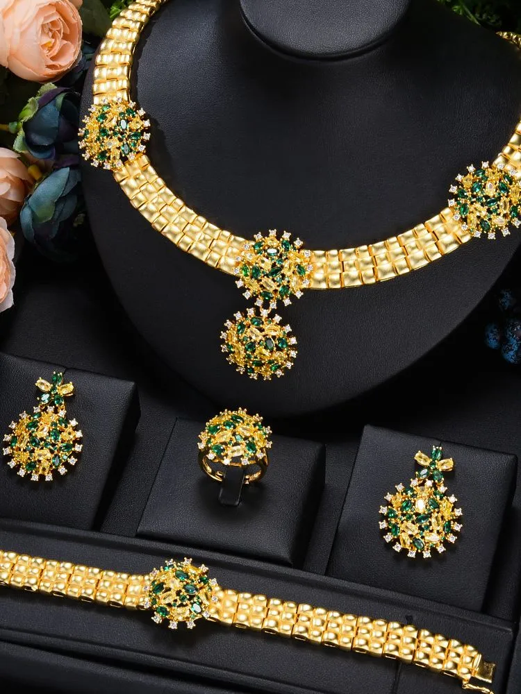 4PCS Jewelry Set