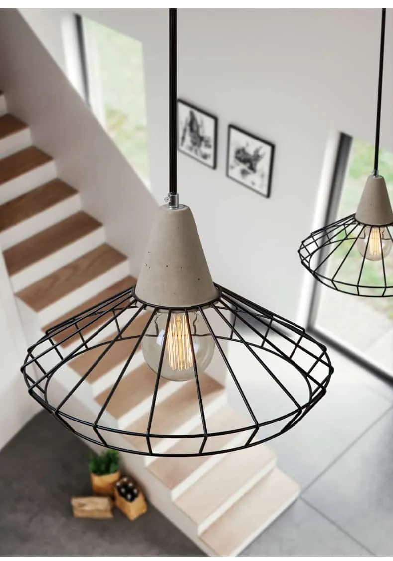 Aage Iron Art Cement Pendant Lamp
