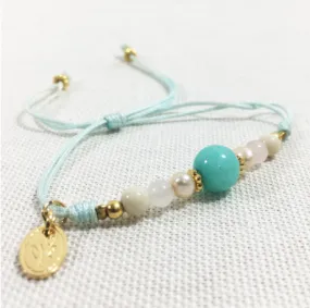 AQUA JADE PEARL BRACELET
