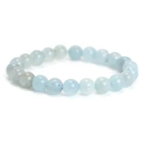 Aquamarine 8mm Stretch Bracelet