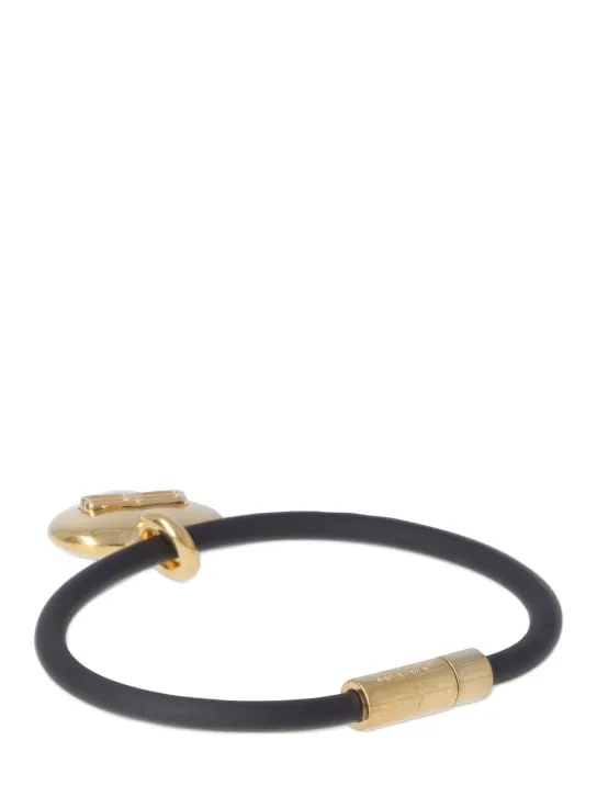 Balenciaga   BB Icon heart brass bracelet 