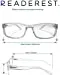 Blue-Light-Blocking-Reading-Glasses-Clear-0-50-Magnification-Computer-Glasses
