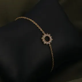 Celestial Halo Gold Bracelet