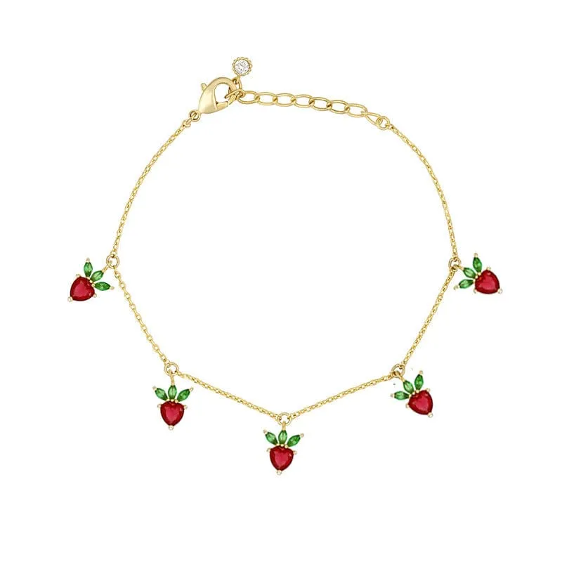 Colorful Crystal Fruits Bracelet