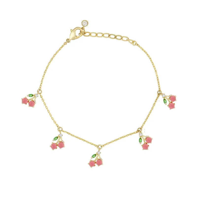 Colorful Crystal Fruits Bracelet