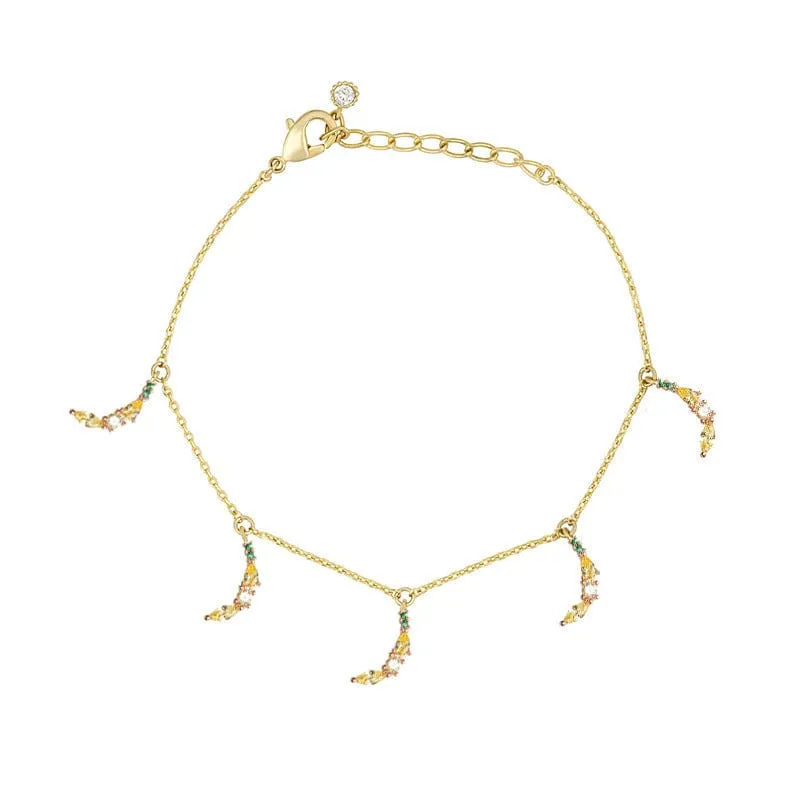 Colorful Crystal Fruits Bracelet