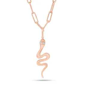 Diamond Snake Pendant