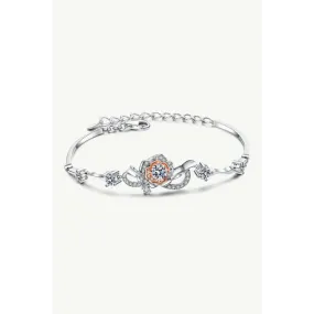 Exquisite 925 Sterling Silver Moissanite Bracelet in Luxury Fashion for Women