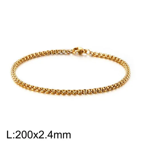 Fashion Domineering Plating Gold Bracelet Personality