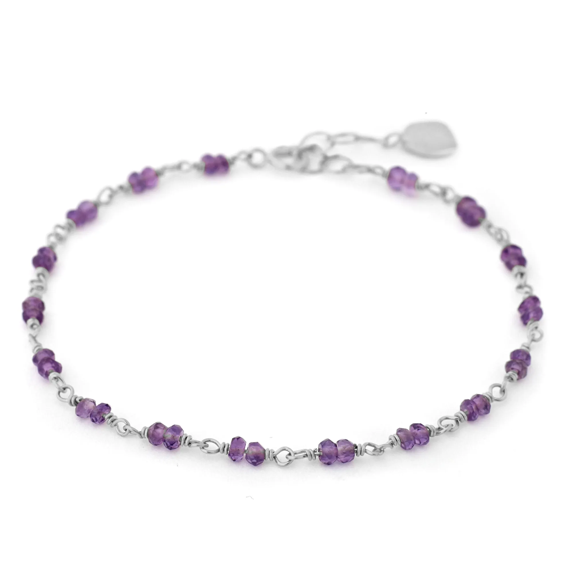 Gold Tied Gemstone Bracelet