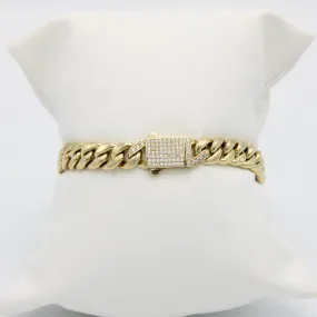 Offer $1,330.00 Miami Cuban Bracelet Yellow Gold