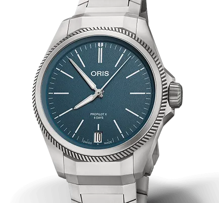 Oris ProPilot X Calibre 400 Watch with Blue Dial