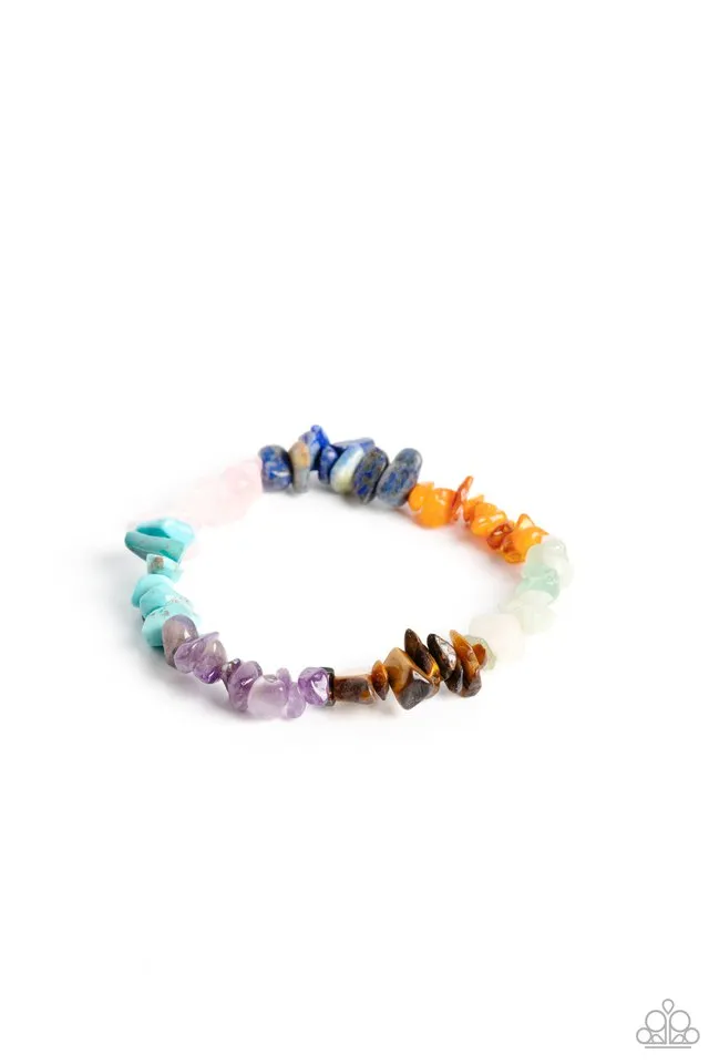 Paparazzi Bracelet ~ Pebbled Plains - Multi