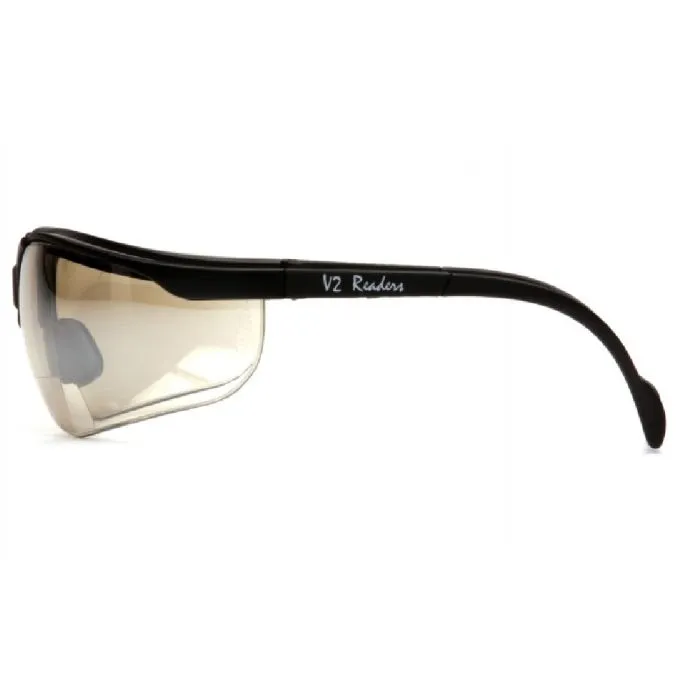 Pyramex SB1880R20 Venture II Readers Glasses, Indoor/Ooutdoor Mirror   2.0 Lens, 1 Each