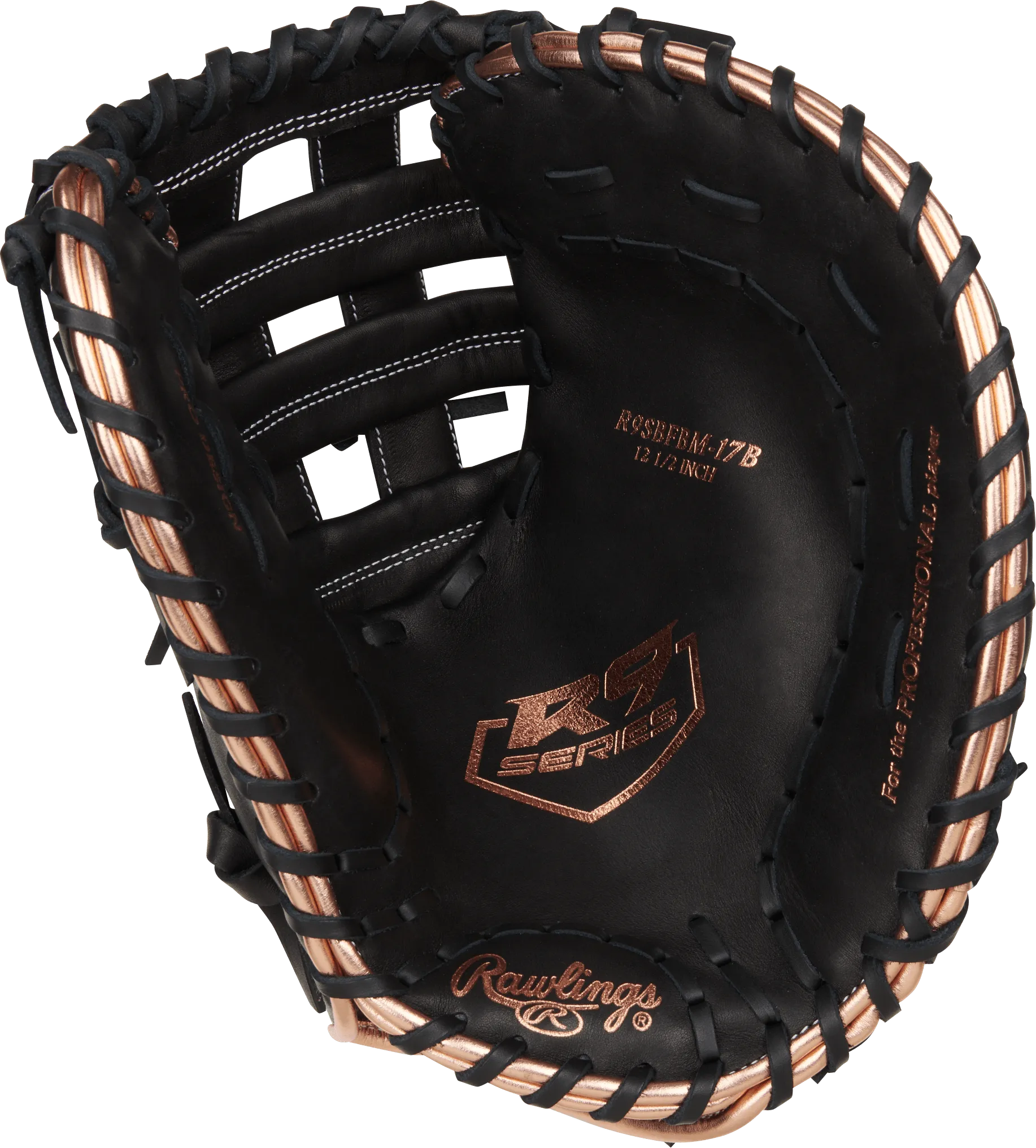 Rawlings R9 Series 12.5" Softball First Base Mitt/Glove - R9SBFBM-17B