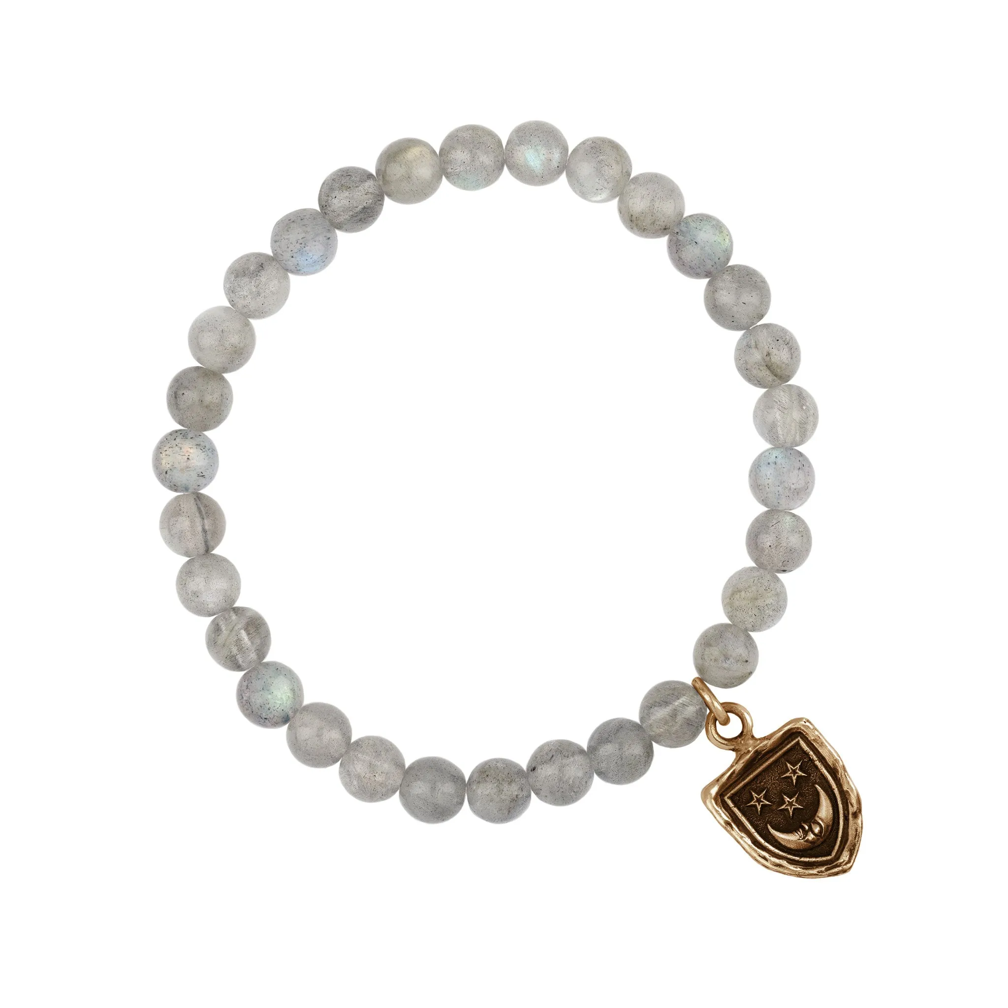 Reflective Appreciation Talisman Stretch Stone Bracelet