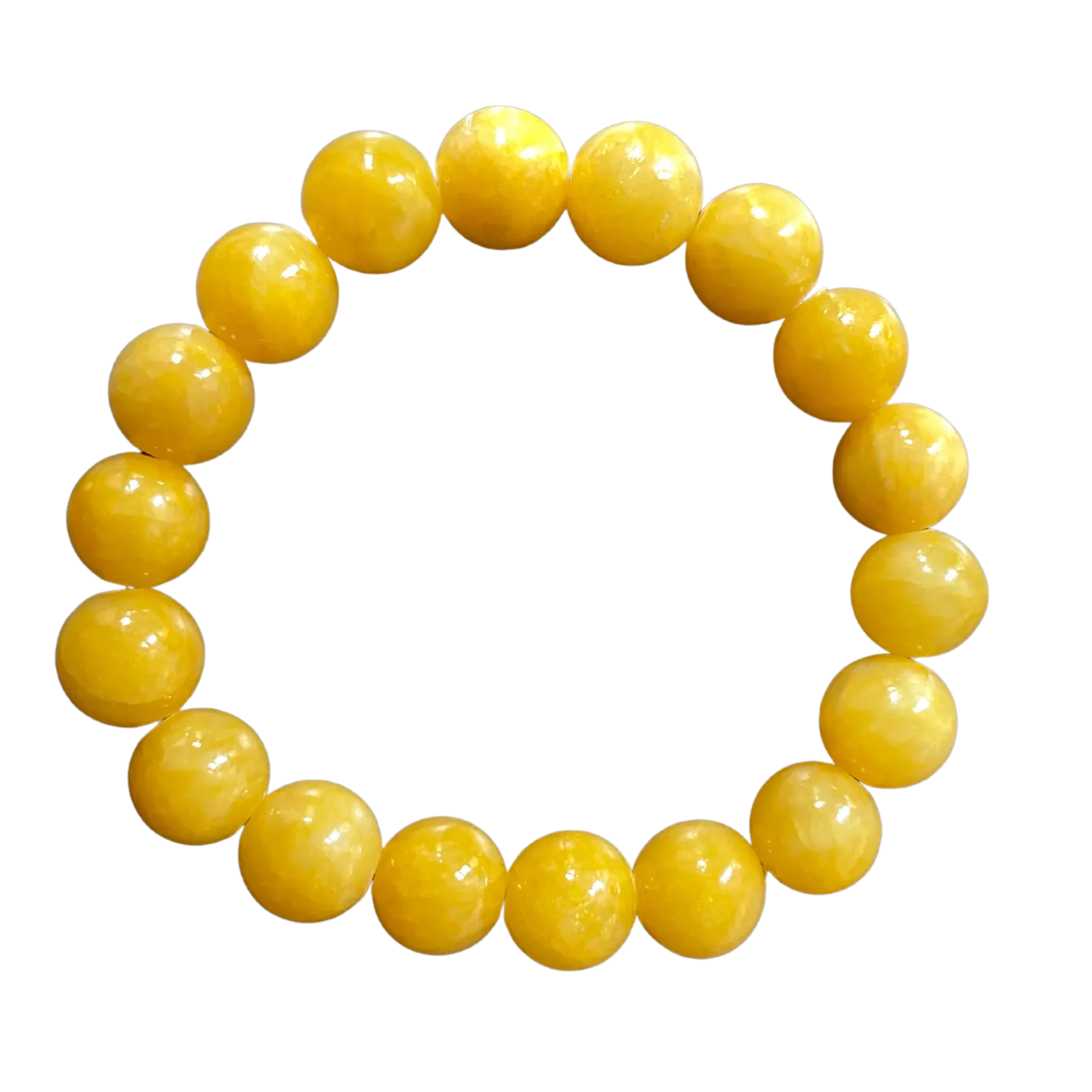 Saffron Jade 10mm Bracelet