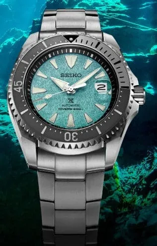 Seiko Prospex SPB353 Teal Dial Titanium Diver Watch
