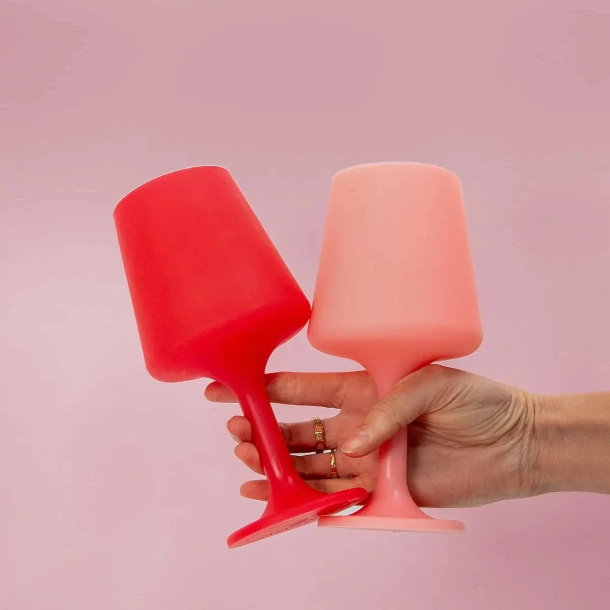 Swepp Cherry & Blush Silicone Wine Glass
