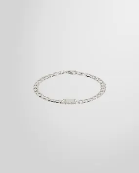 Unity Curb Silver Chain Bracelet