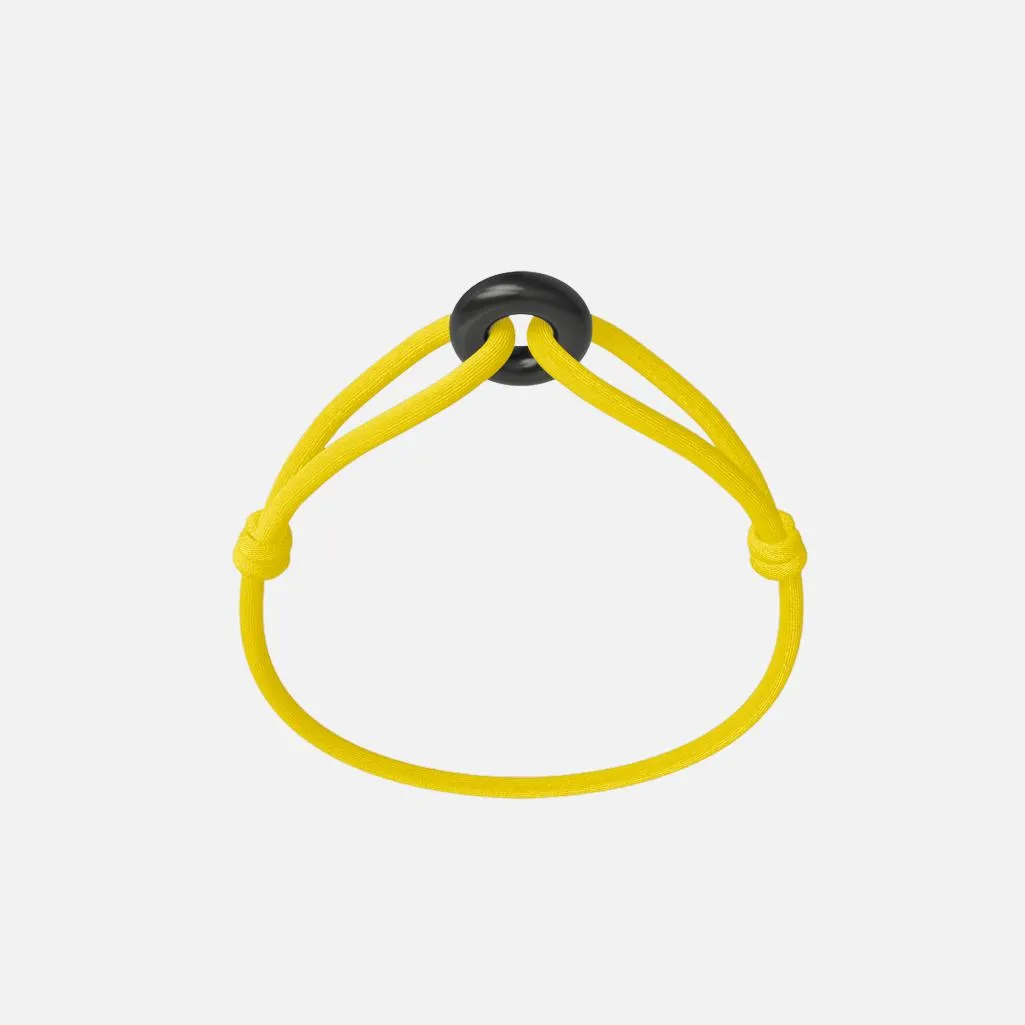 Wecord Black Soho Cord Bracelet