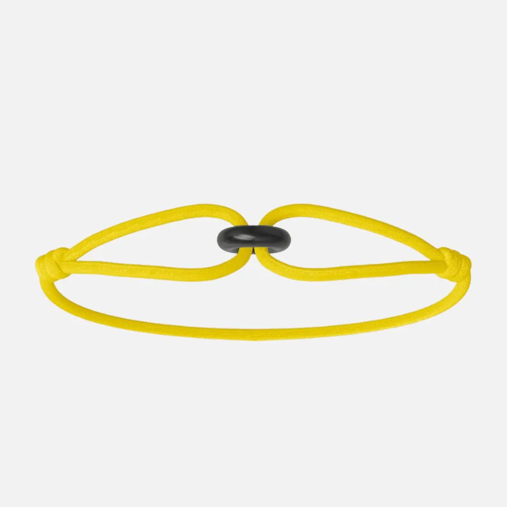 Wecord Black Soho Cord Bracelet