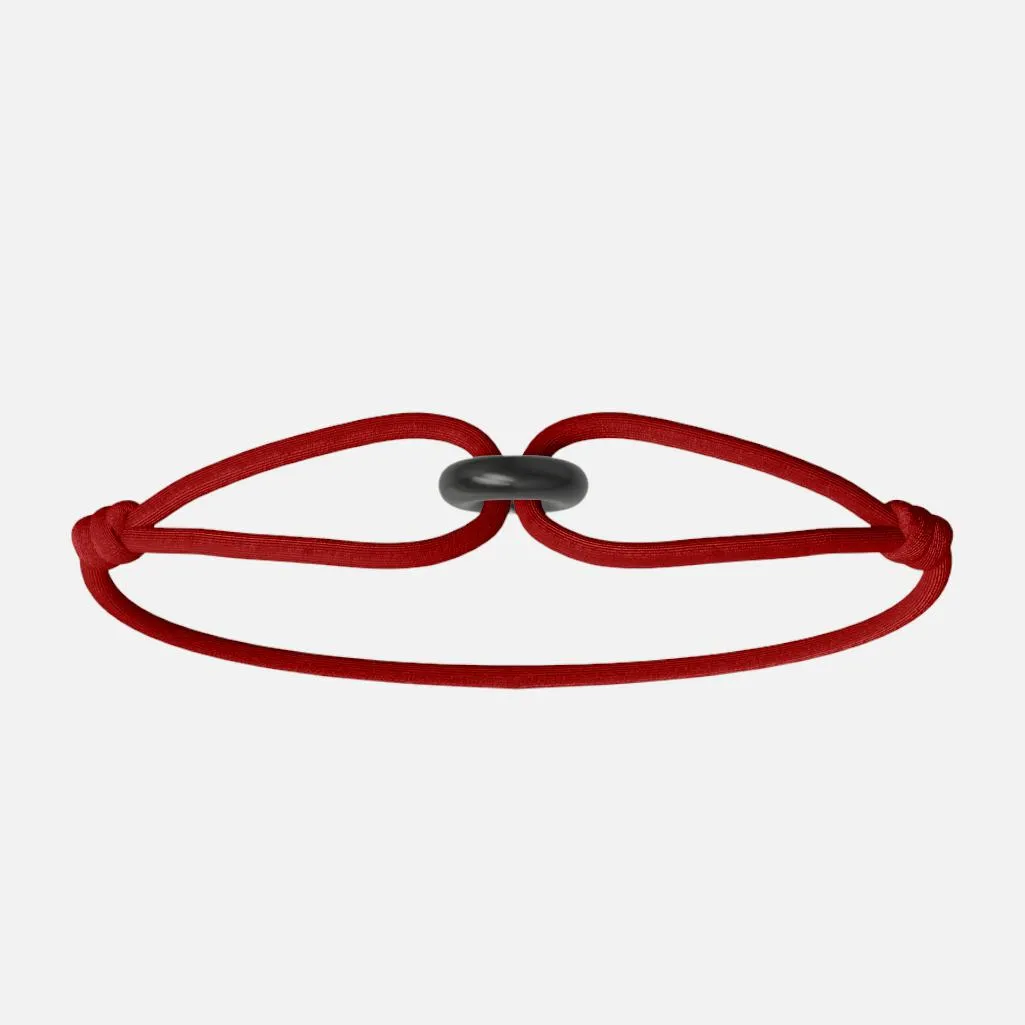 Wecord Black Soho Cord Bracelet