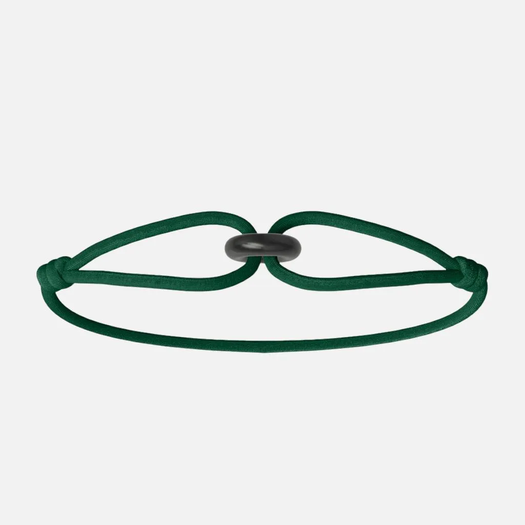 Wecord Black Soho Cord Bracelet