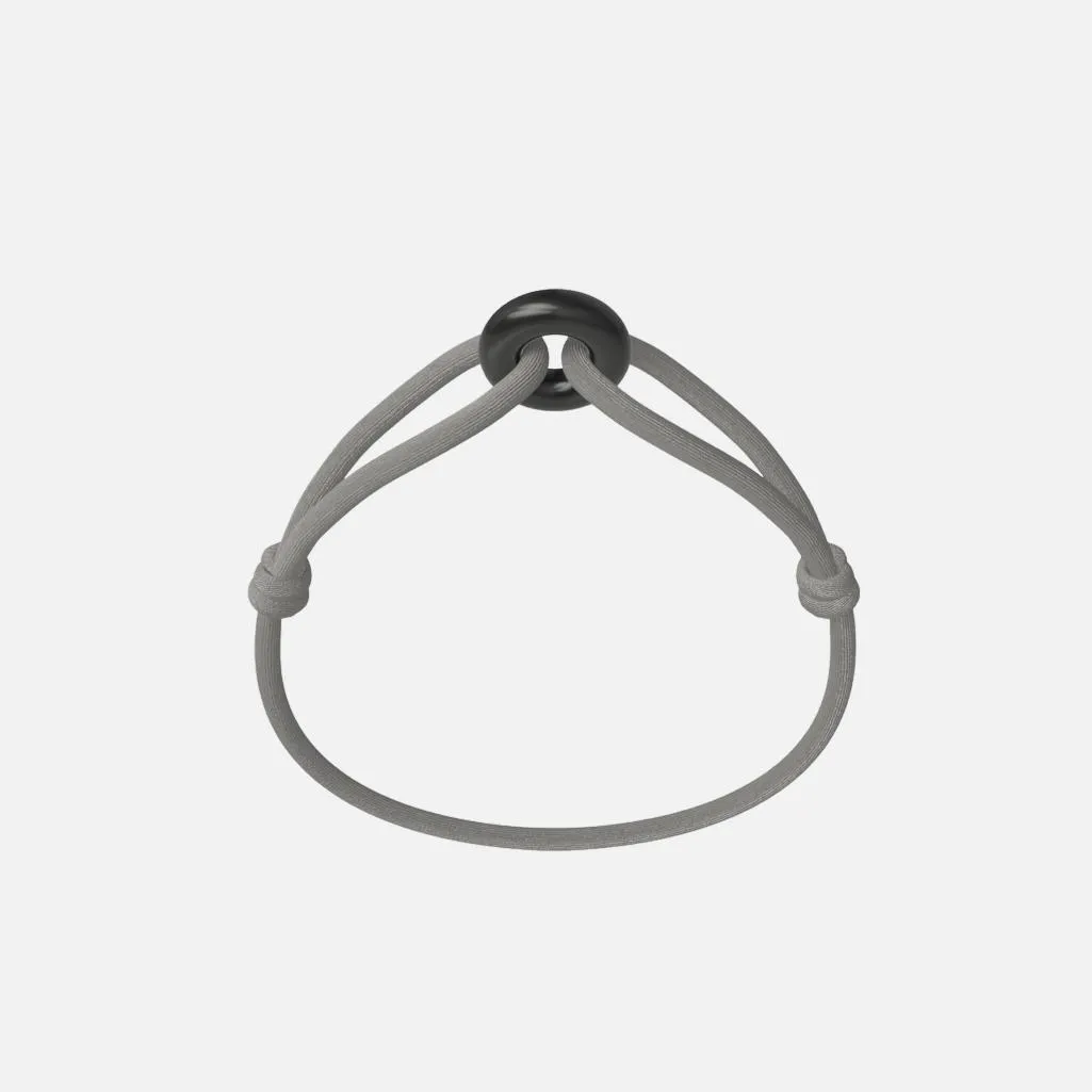 Wecord Black Soho Cord Bracelet