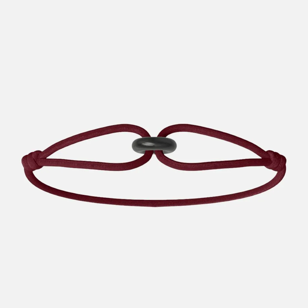 Wecord Black Soho Cord Bracelet