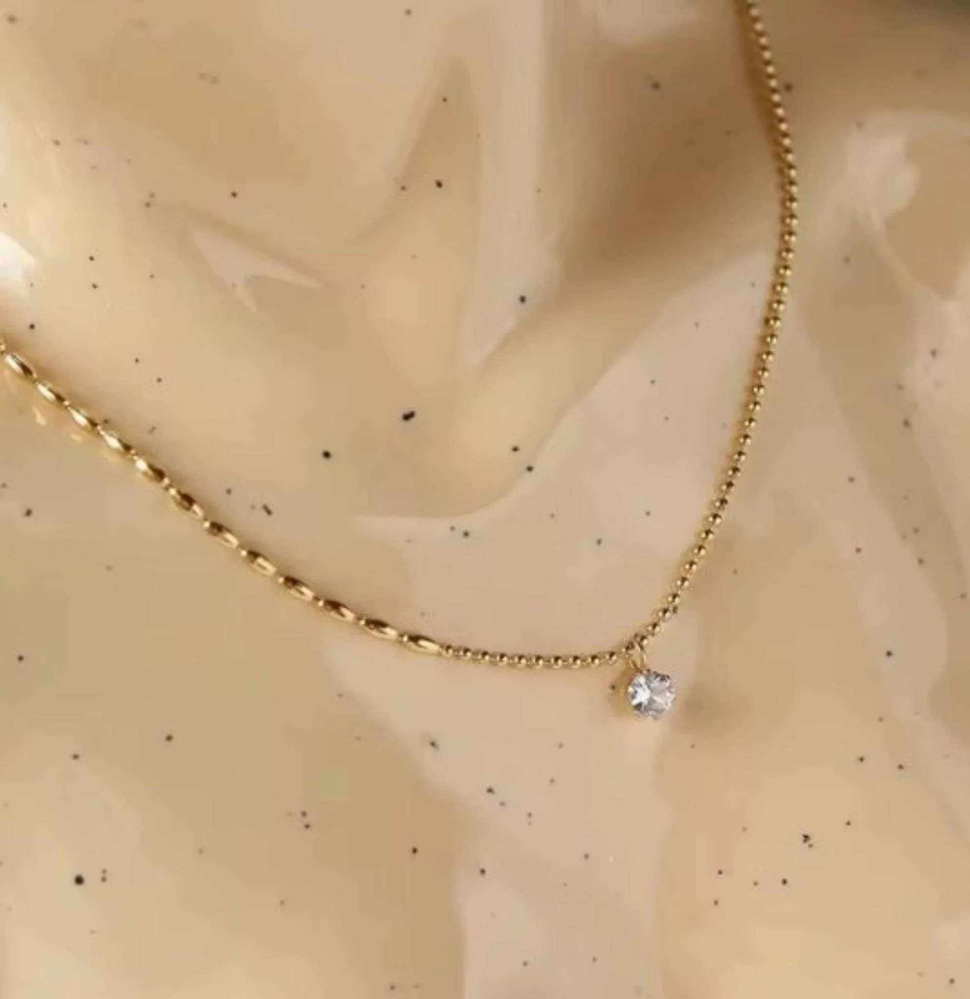 Zircon Bead Necklace for Women