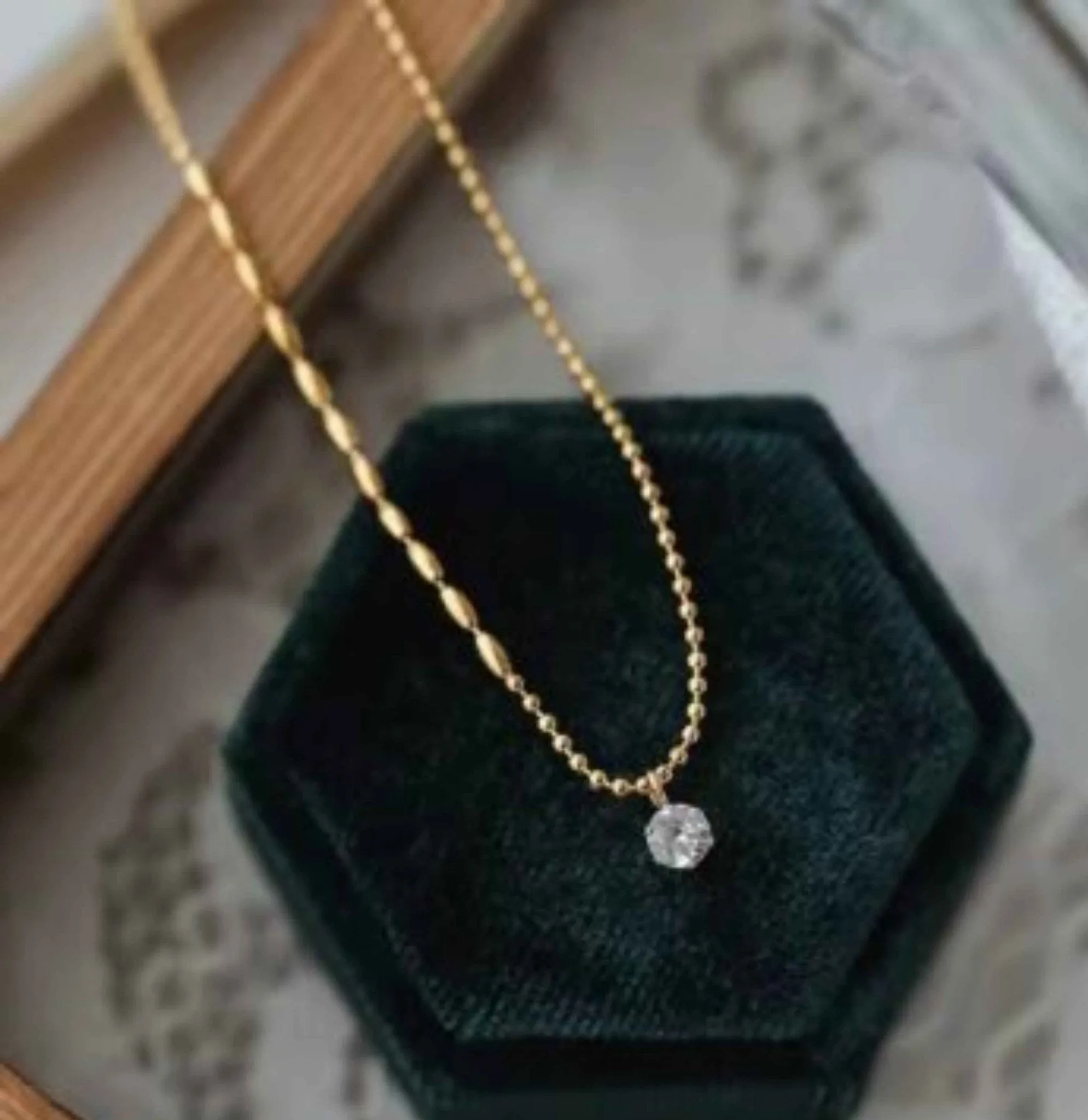 Zircon Bead Necklace for Women