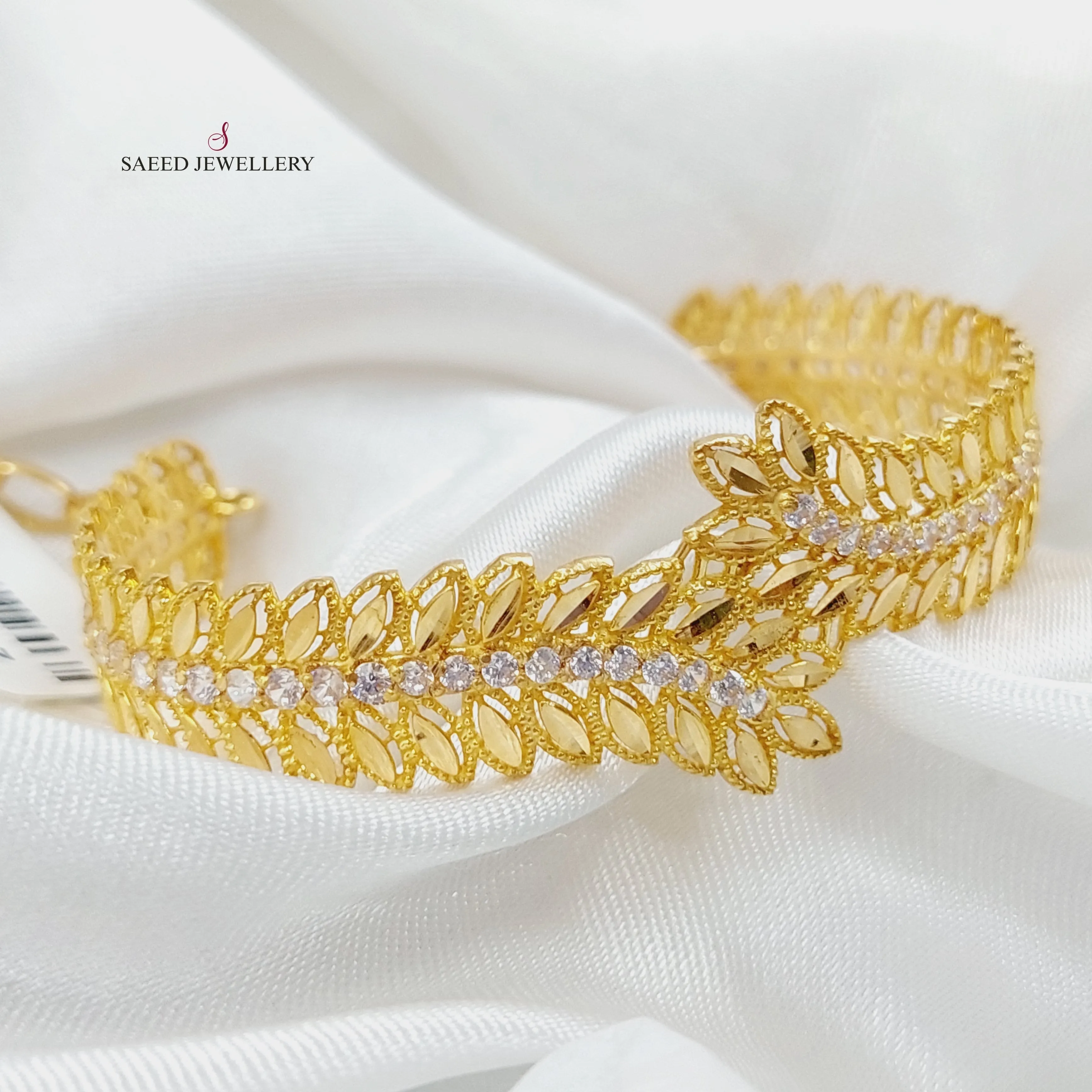 Zircon Studded Spike Bracelet
